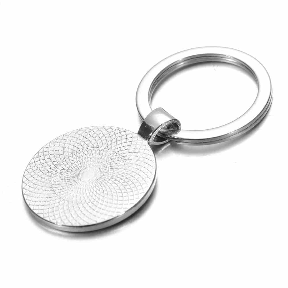 Man On The Moon Rainbow Flag Keychain thumbnail 2