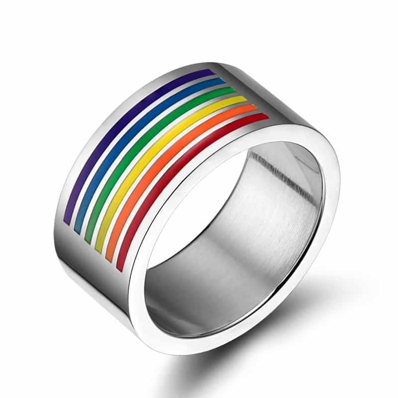 Rainbow Stainless Steel Ring