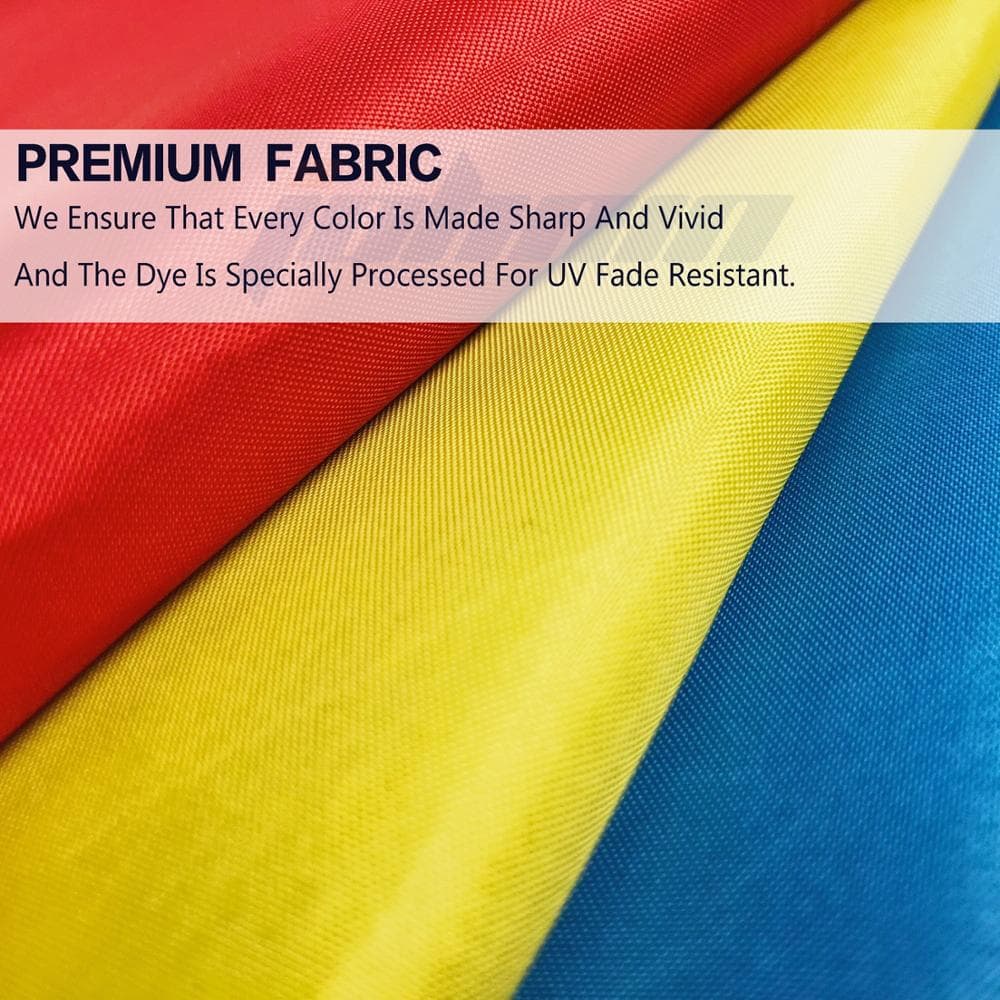90cm by 150cm Rainbow Progress Pride Flag