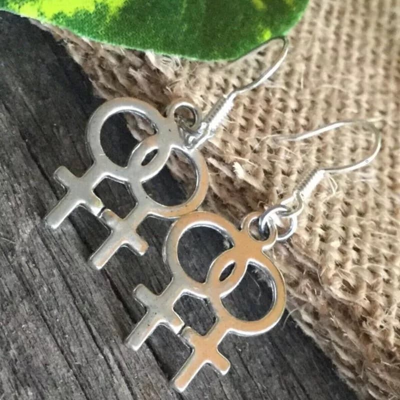 Double Venus Lesbian Earrings thumbnail 2