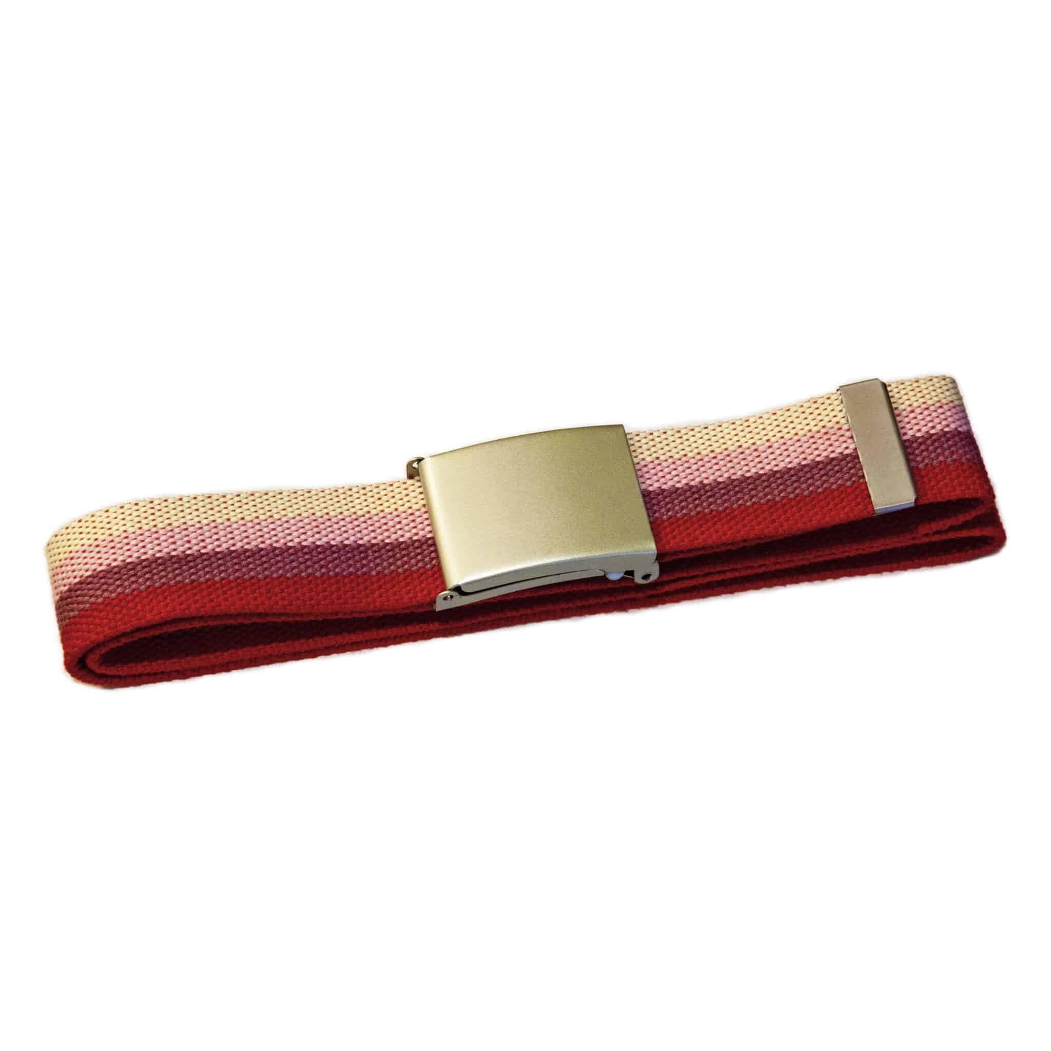 Lesbian Pink Flag Pride Belt