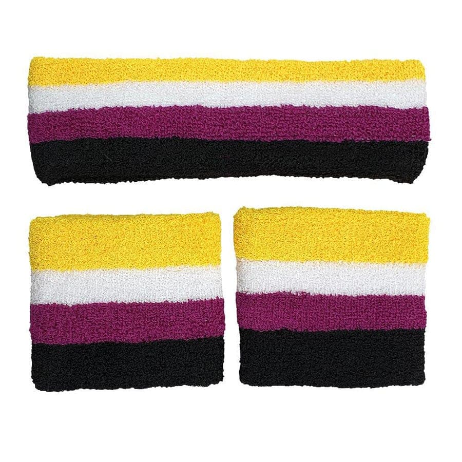 Non Binary (Enby) Sweatband Set