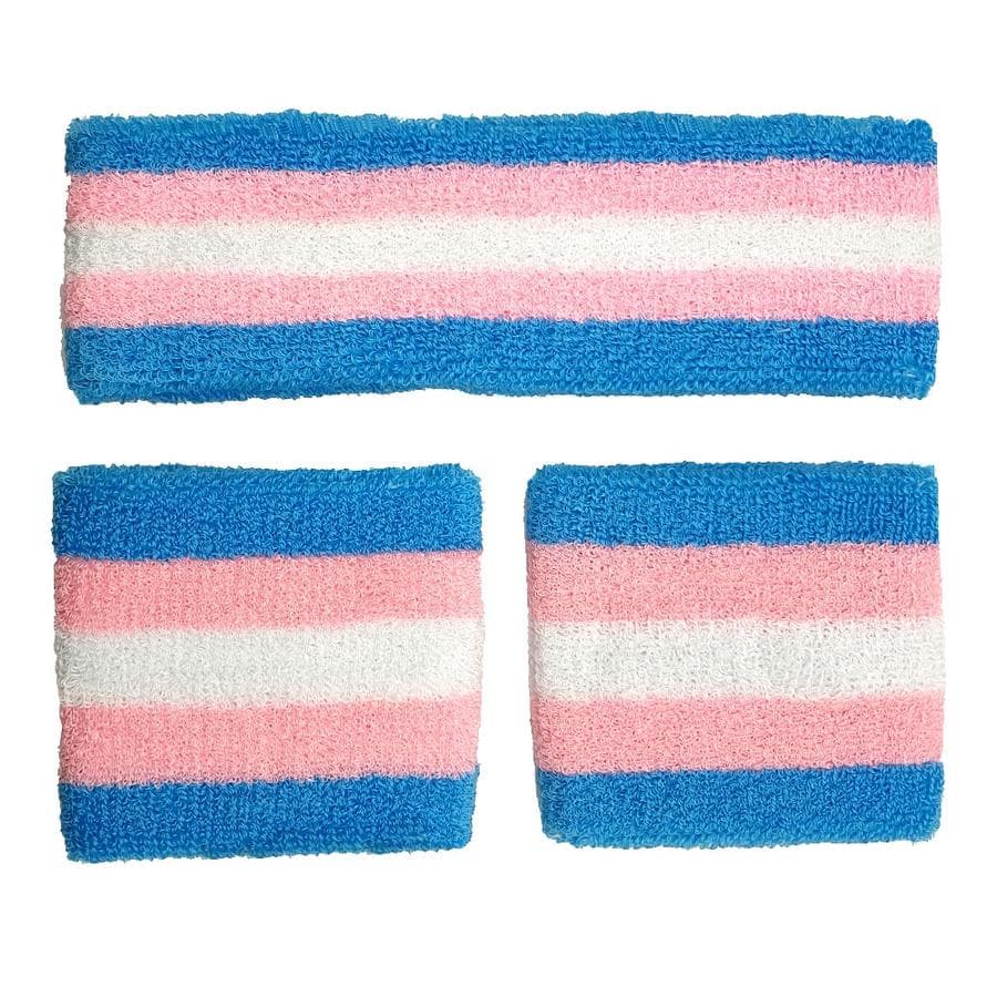 Trans Sweatband Set