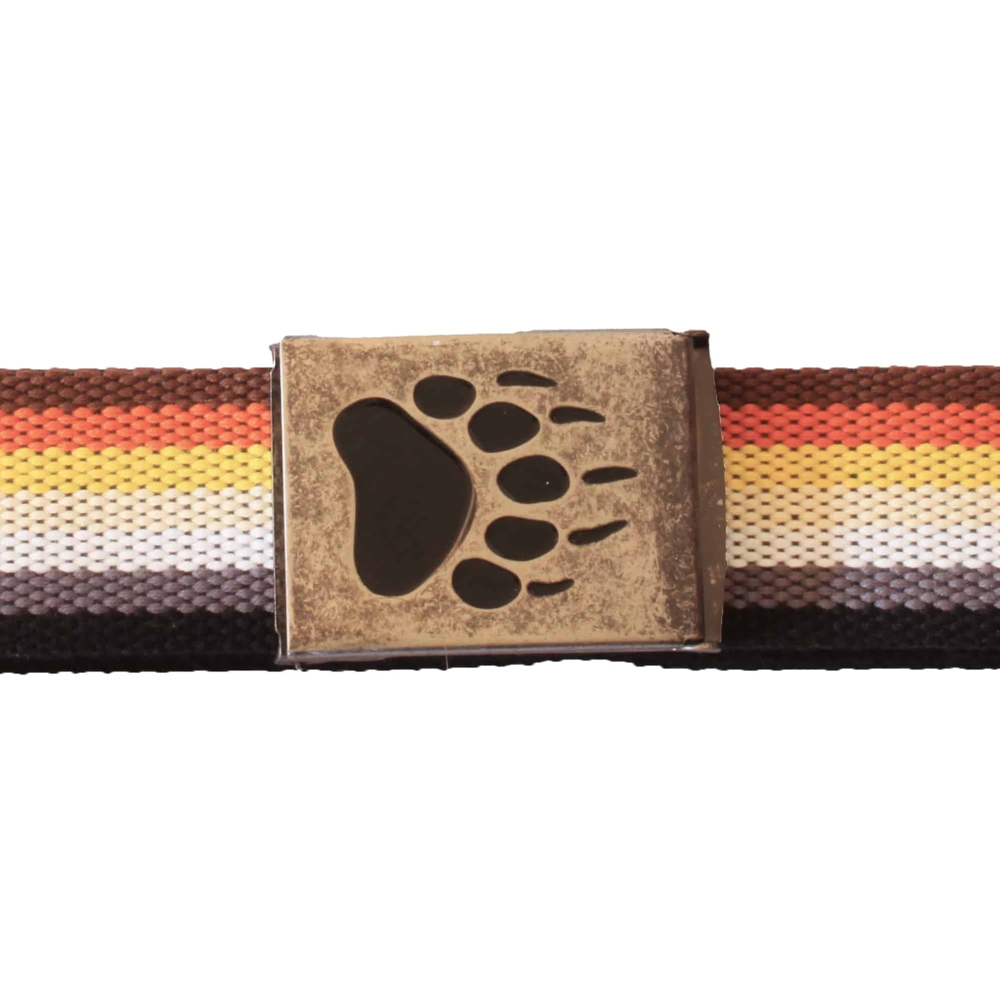 Bear Pride Belt Flat