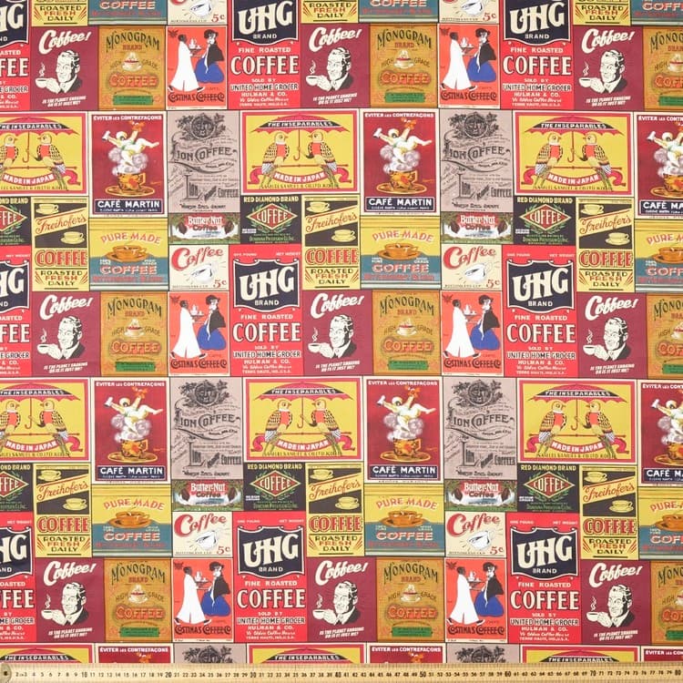 Vintage Coffee Logos Facemask
