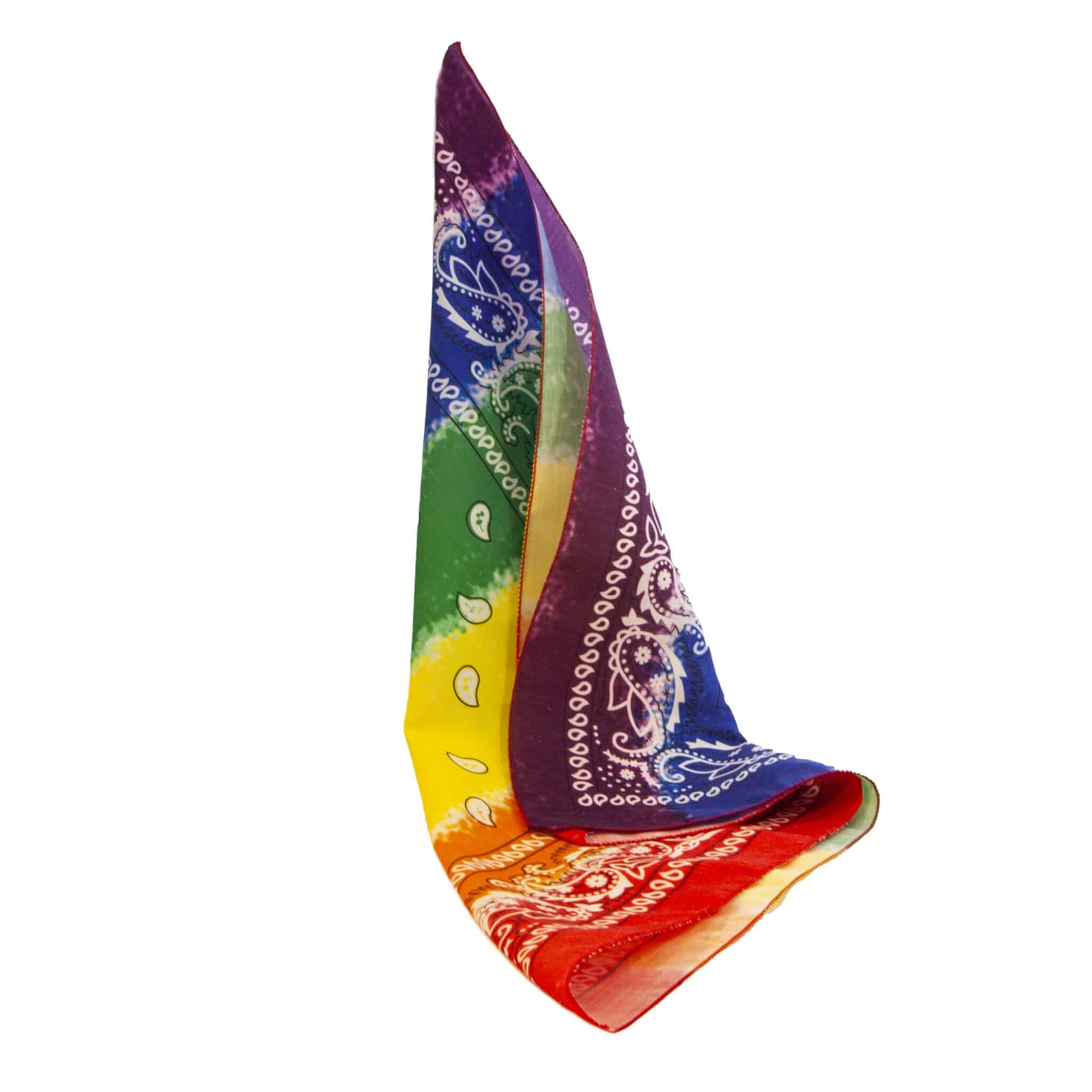 Rainbow Paisley Bandana