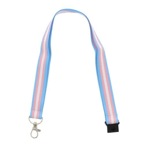This transgender (trans) lanyard is 90cm in length.