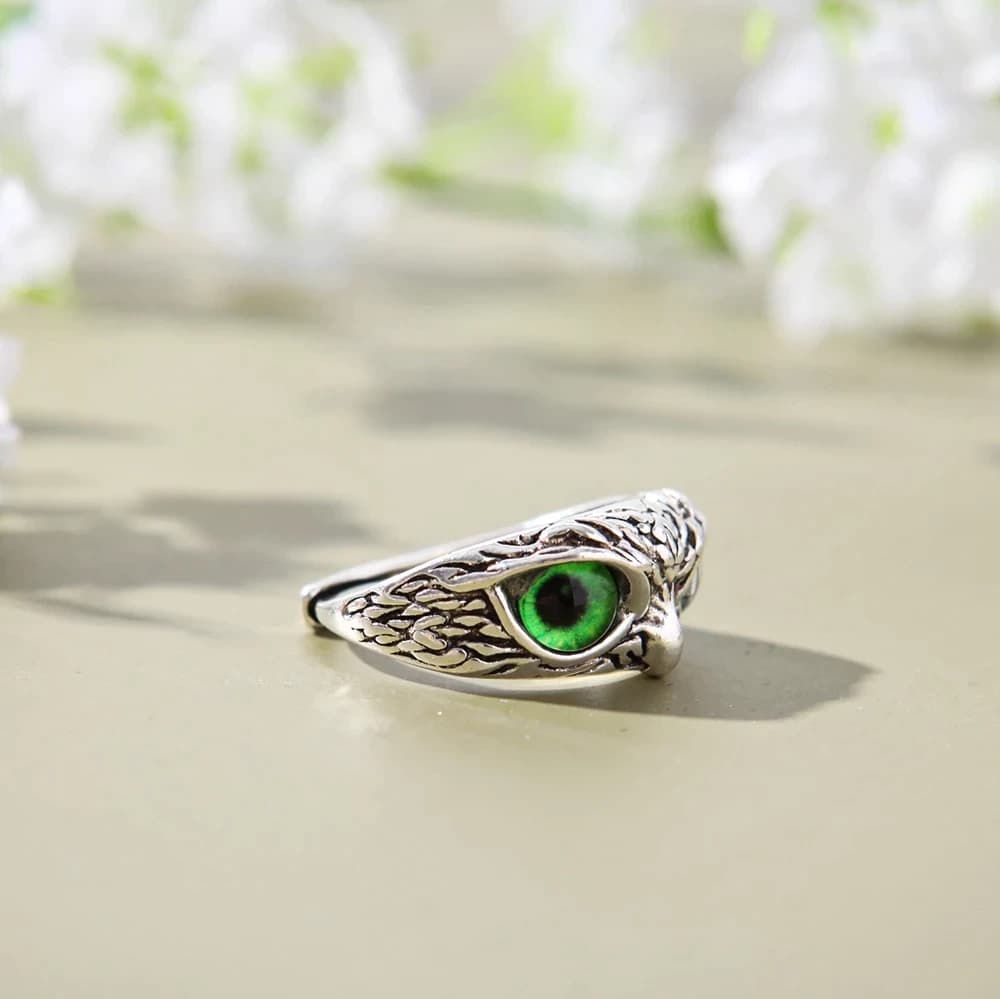 Coloured Owl Eyes Ring thumbnail 4