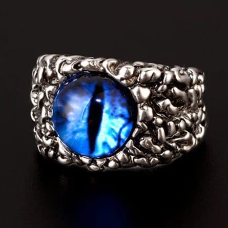 evil eye ring - blue