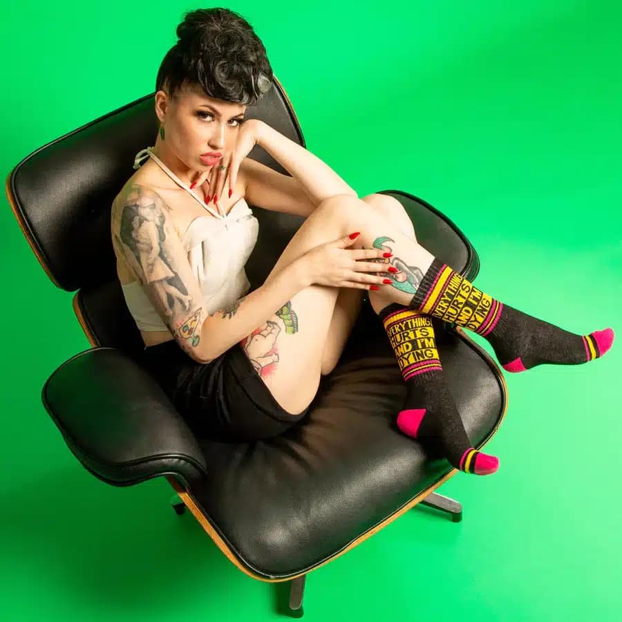 Everything Hurts and I'm Dying Sock thumbnail 8