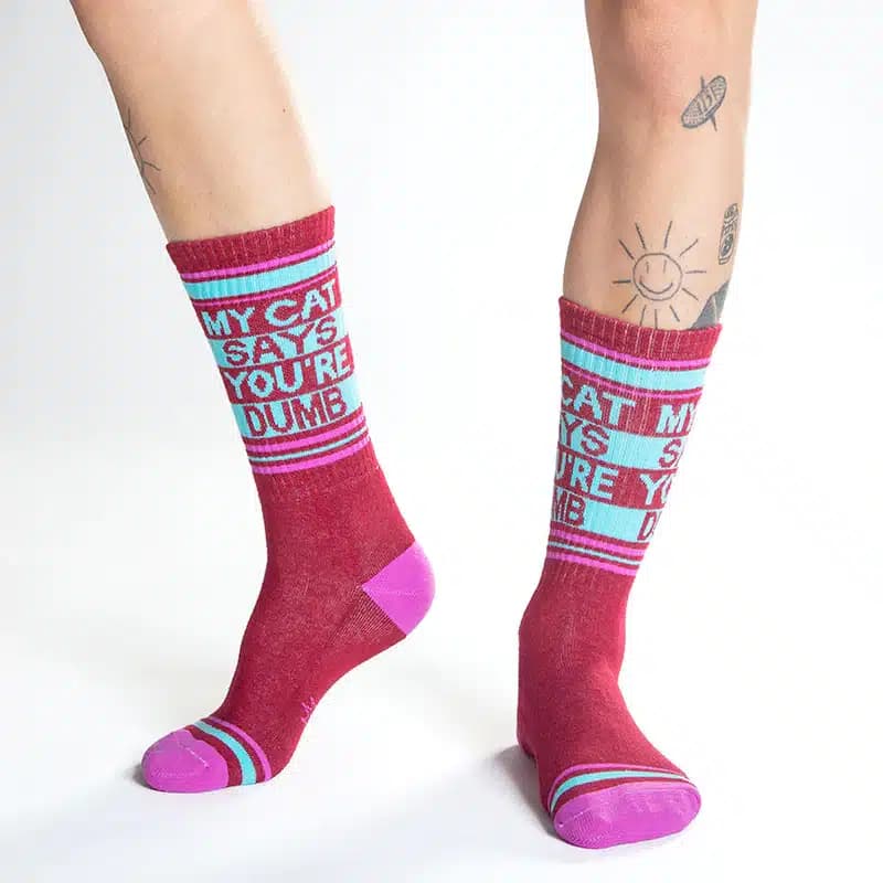 My Cat Says You're Dumb Sock thumbnail 2