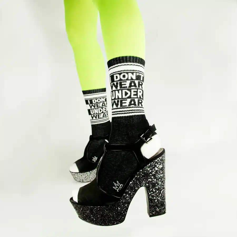 I Don't Wear Underwear Sock thumbnail 2