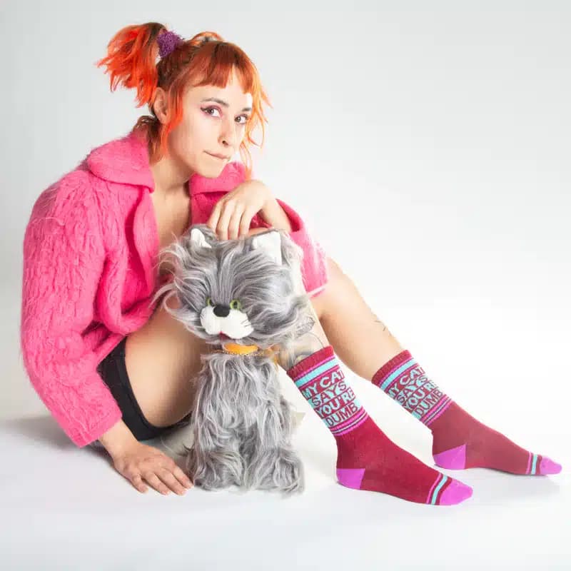 My Cat Says You're Dumb Sock thumbnail 5