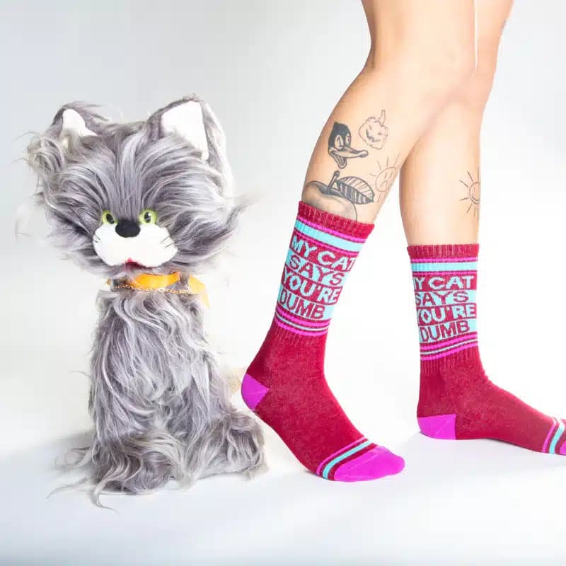 My Cat Says You're Dumb Sock thumbnail 6