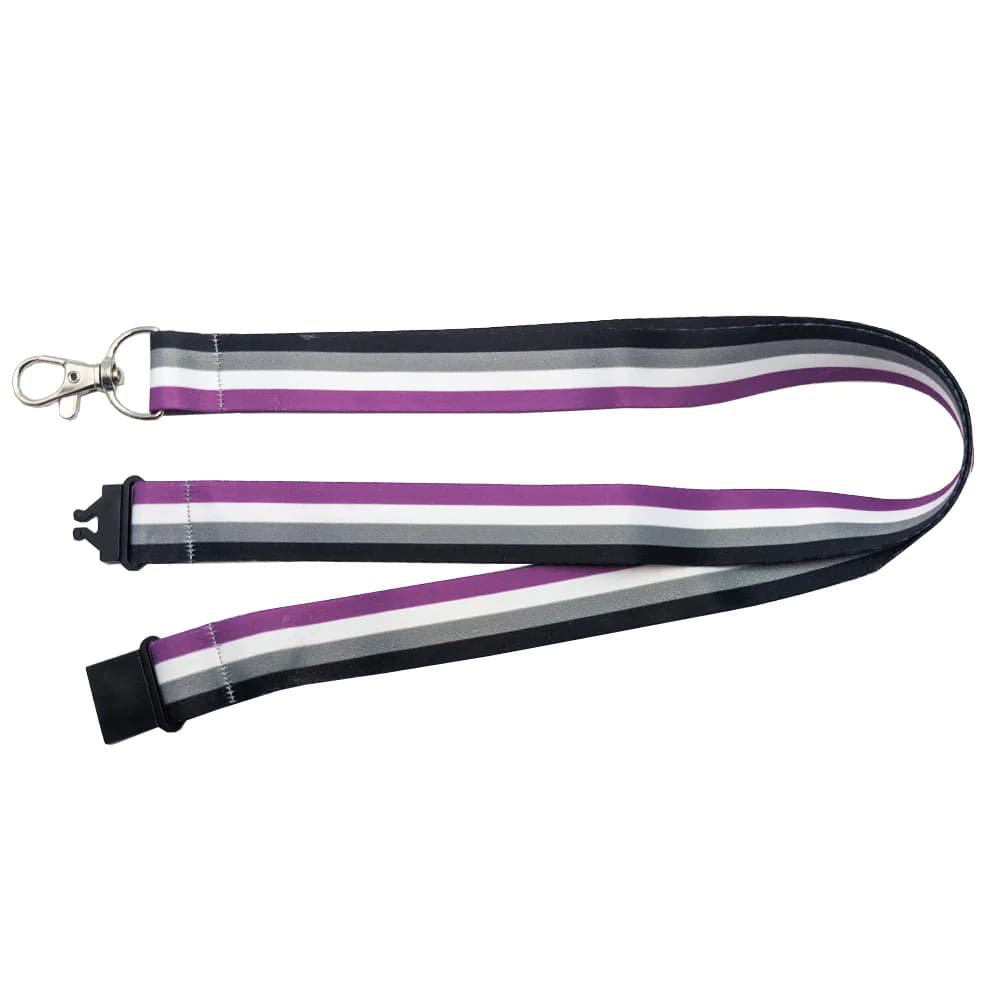 Asexual Flag Lanyard