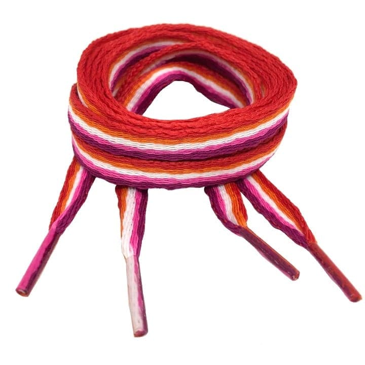 Lesbian Flag Shoelaces