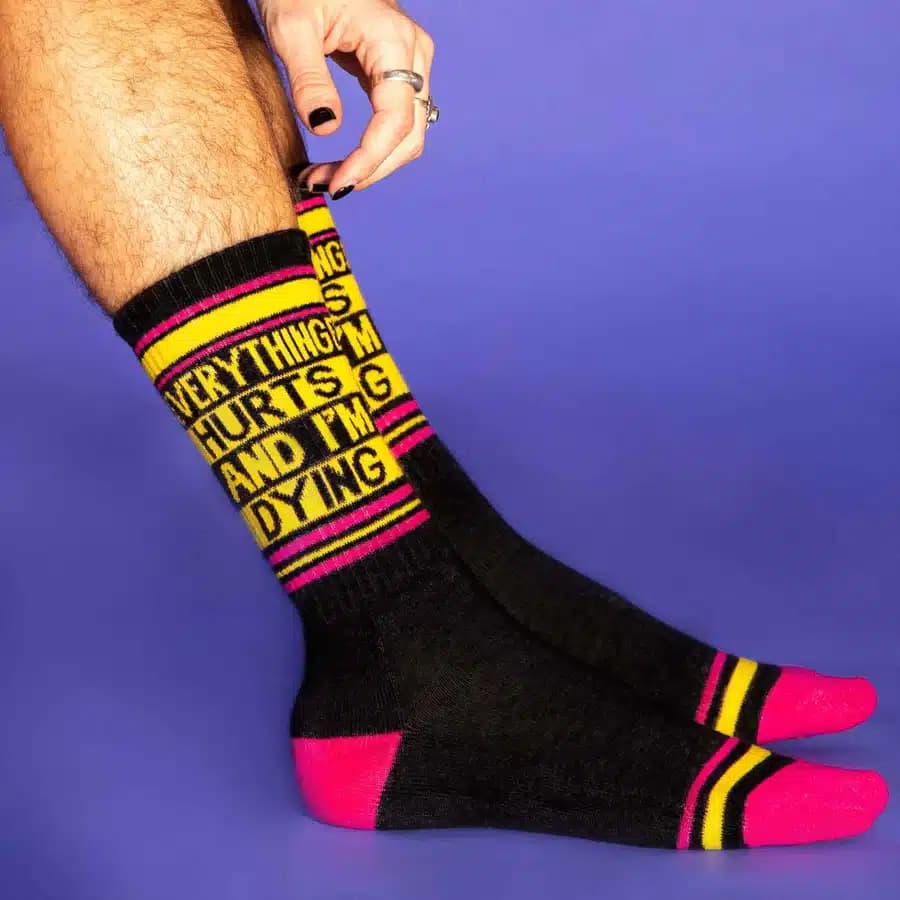 Everything Hurts and I'm Dying Sock thumbnail 3