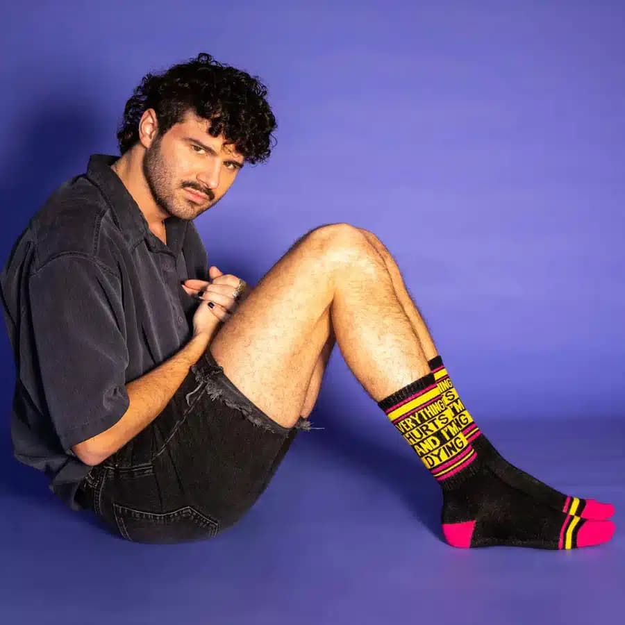 Everything Hurts and I'm Dying Sock thumbnail 5