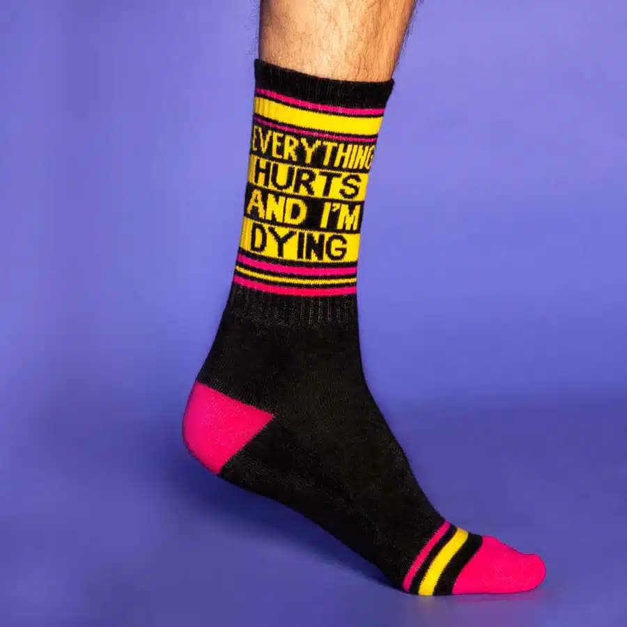 Everything Hurts and I'm Dying Sock thumbnail 4