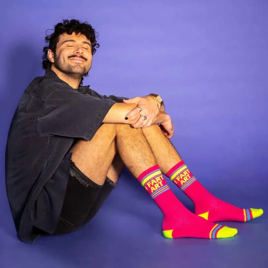 I Fart Art Sock thumbnail 2