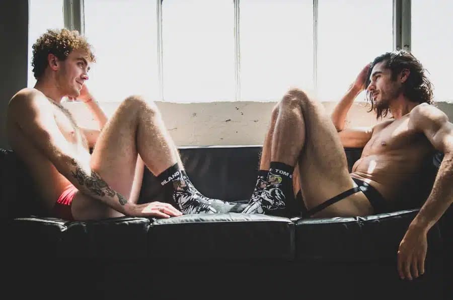 Tom Of Finland Leather Duo Sock thumbnail 2