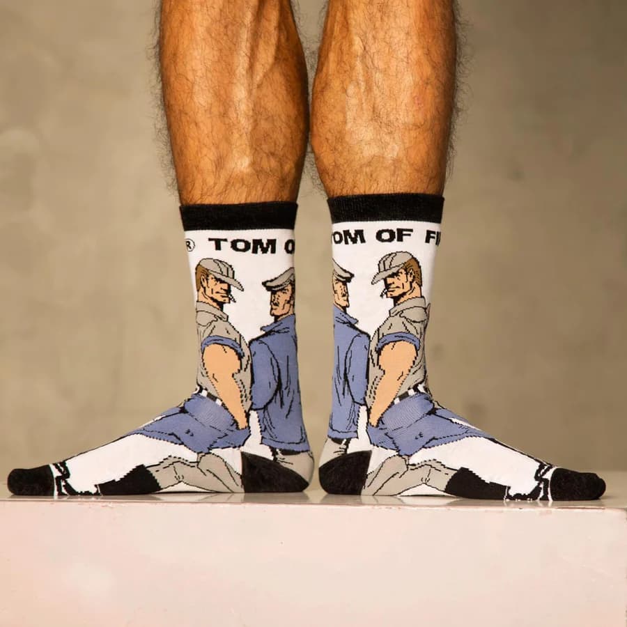 Tom Of Finland Denim Trio Sock thumbnail 3