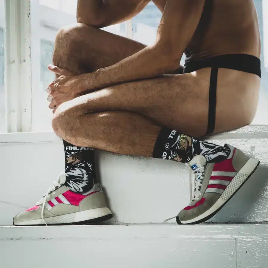 Tom Of Finland Leather Duo Sock thumbnail 5