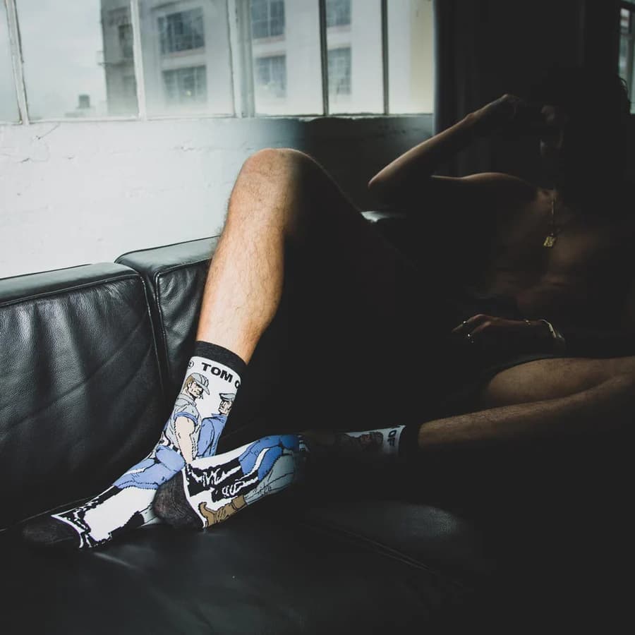 Tom Of Finland Denim Trio Sock thumbnail 6