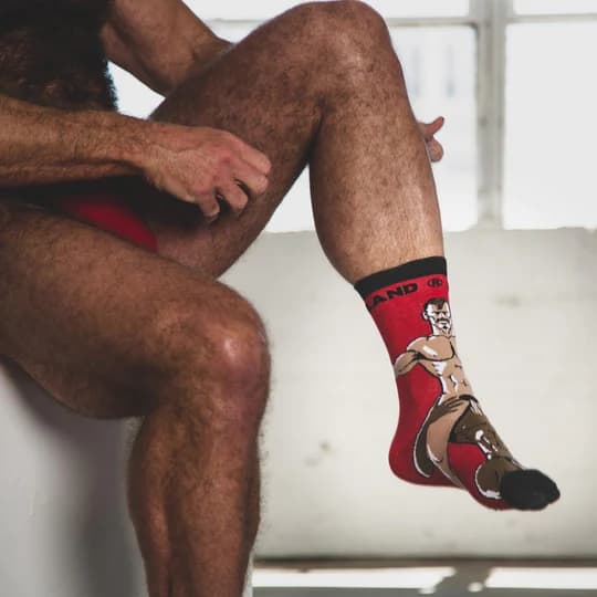 Tom Of Finland Vitruvian Men Sock thumbnail 2