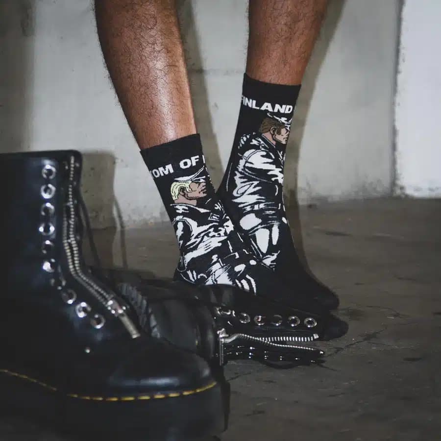 Tom Of Finland Leather Duo Sock thumbnail 6