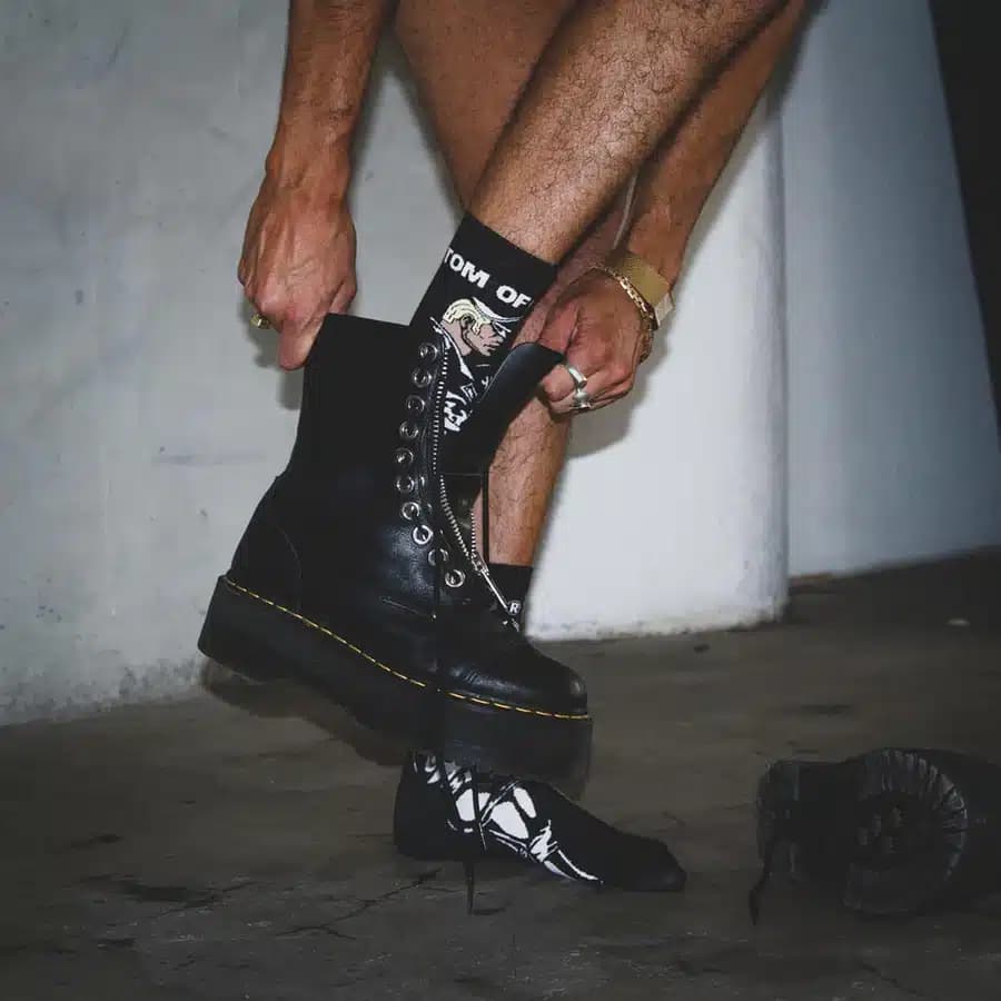 Tom Of Finland Leather Duo Sock thumbnail 7