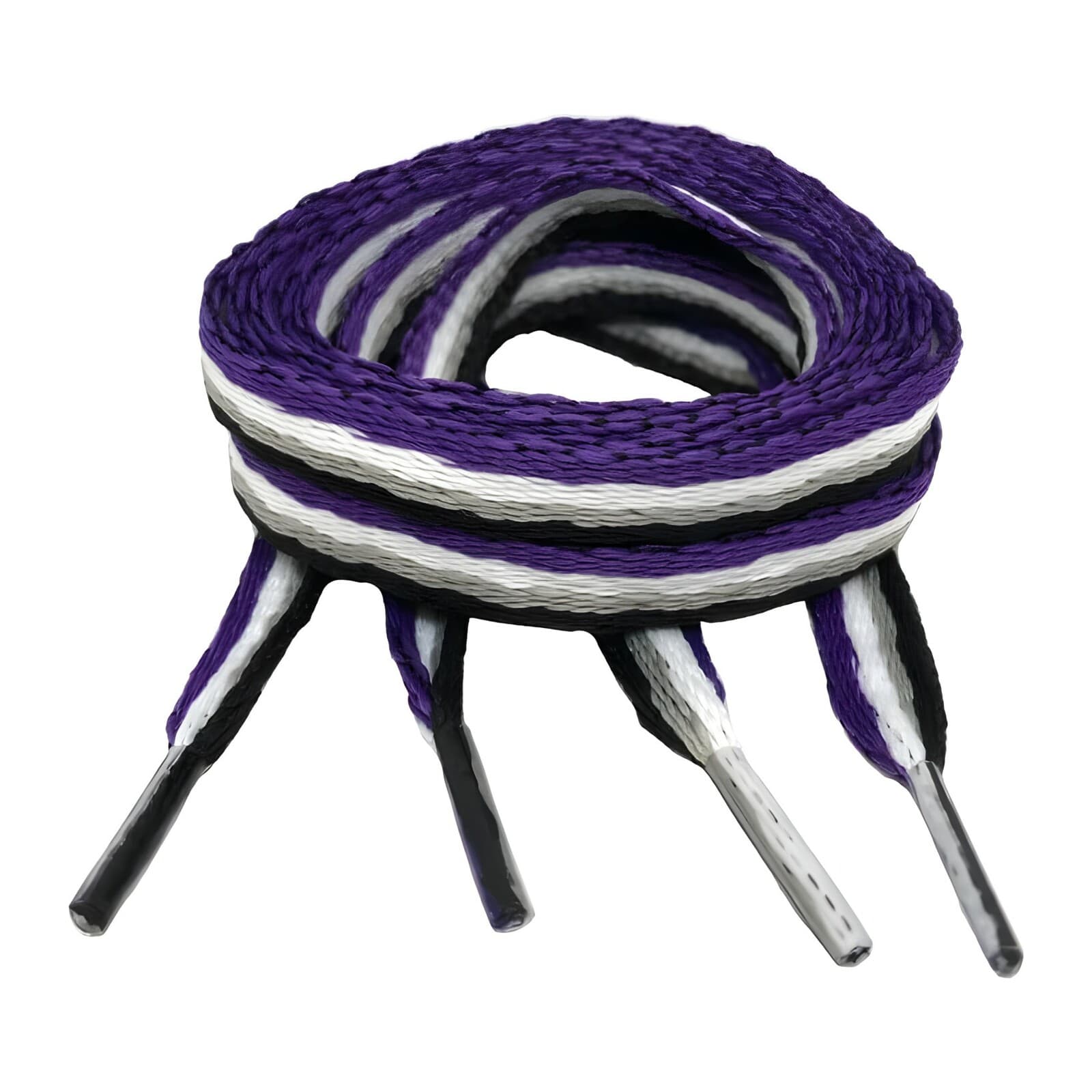Asexual Flag Shoelaces