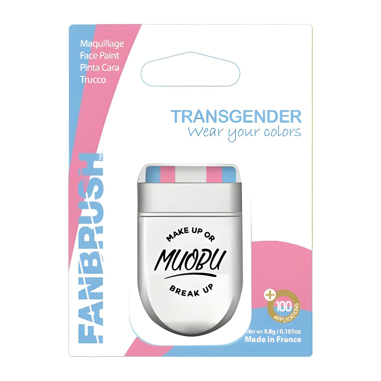Transgender Fanbrush Facepaint