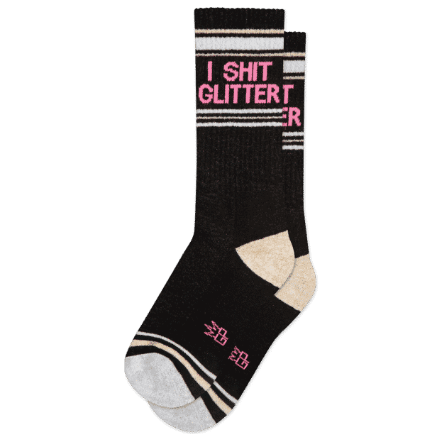 I Shit Glitter Sock