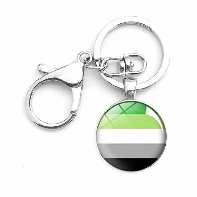 Aromantic Key Chain