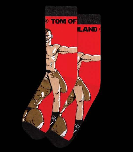 Tom Of Finland Vitruvian Men Sock